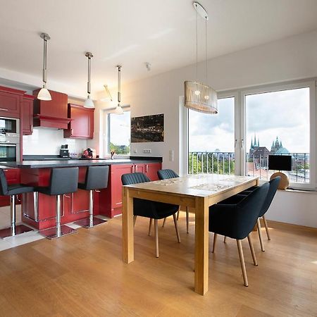 At The Top - Penthouse Ueber Den Daechern Der Stadt Erfurt Zewnętrze zdjęcie