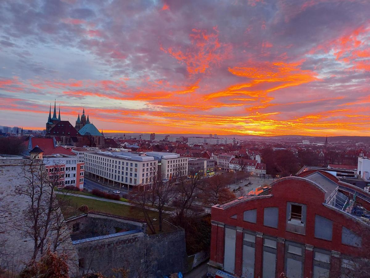At The Top - Penthouse Ueber Den Daechern Der Stadt Erfurt Zewnętrze zdjęcie