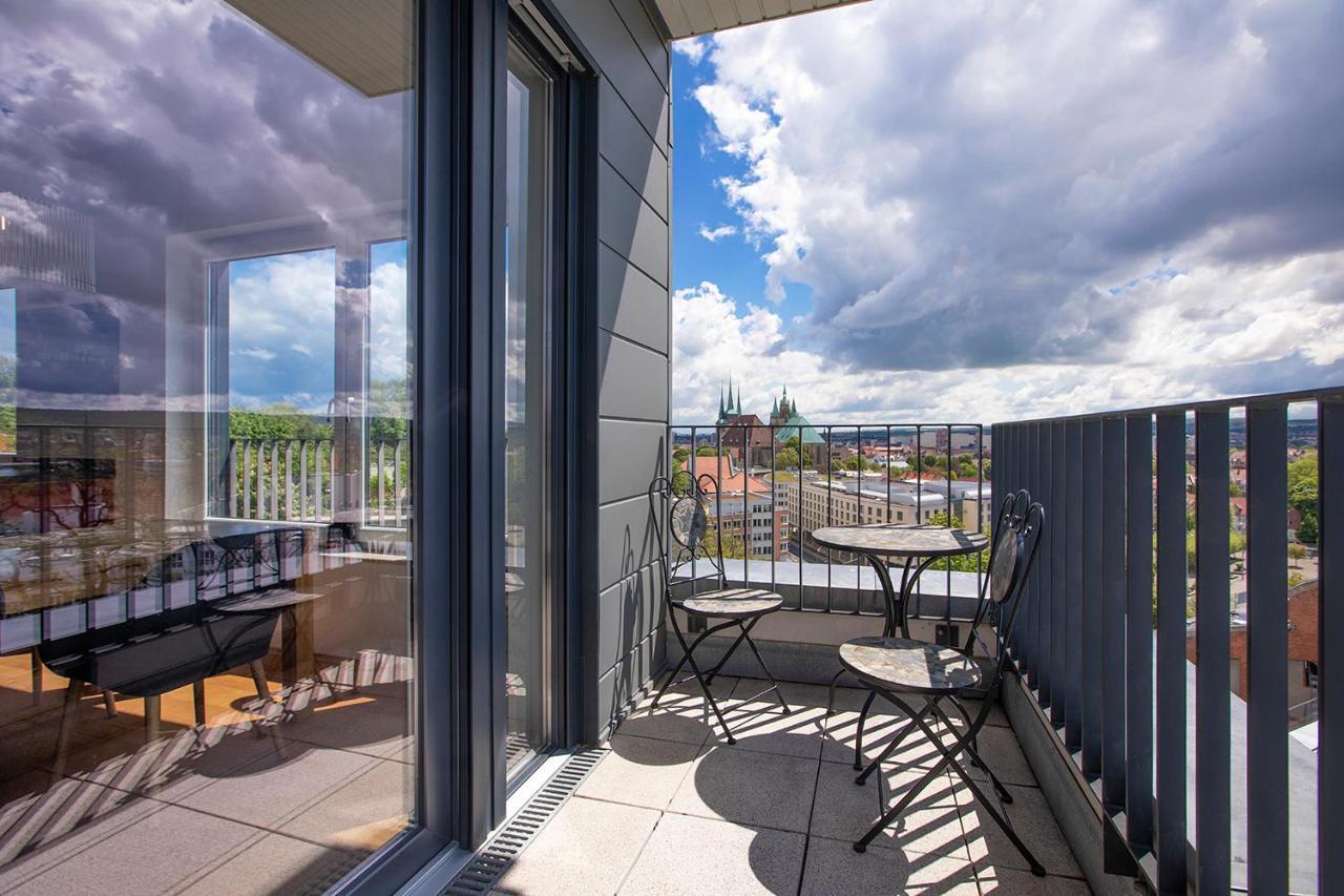 At The Top - Penthouse Ueber Den Daechern Der Stadt Erfurt Zewnętrze zdjęcie